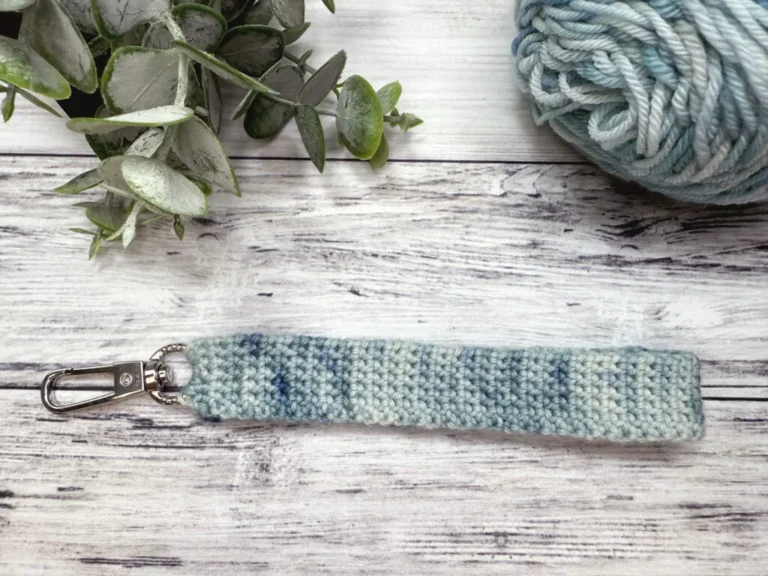 Best Easy Easy Crochet Wristlet Keychain Free Crochet Pattern
