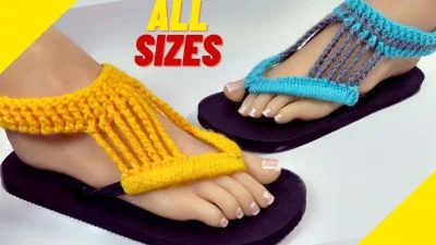 crochet sandals pattern for adults free