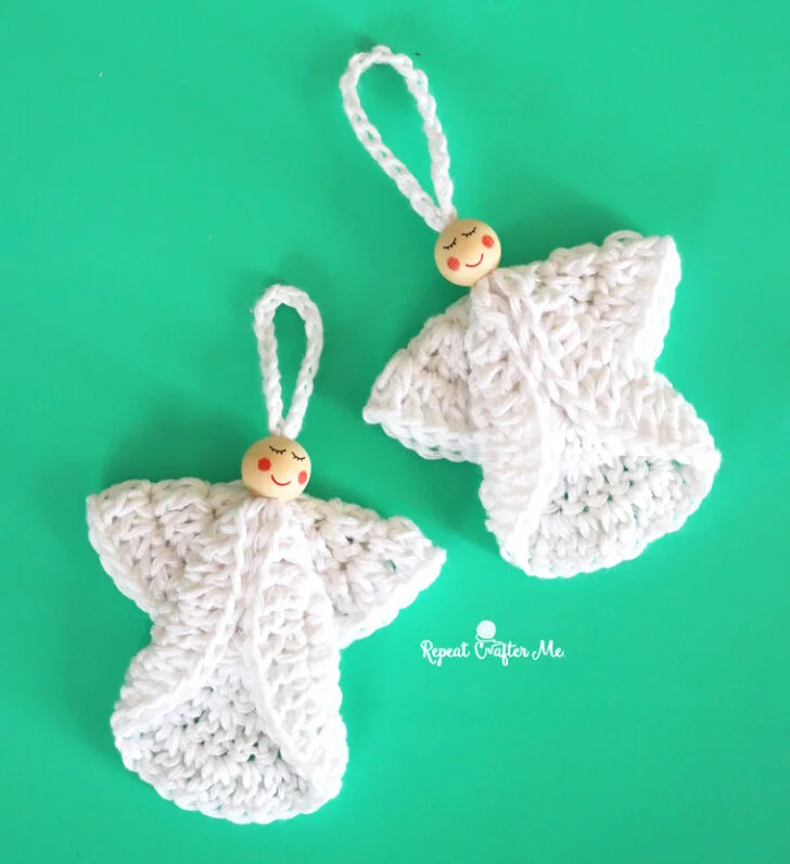 Easy Crochet Angel Ornament