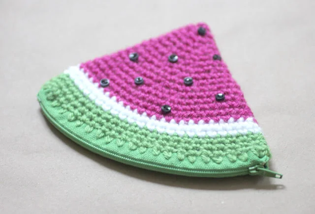 Best Easy Crochet Watermelon Coin Purse Free Crochet Pattern
