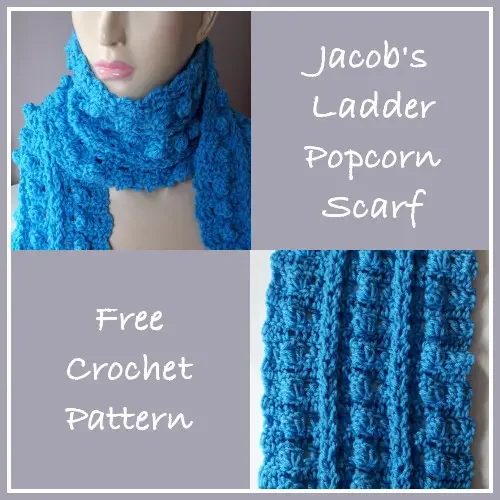 Jacob's Ladder Popcorn Scarf