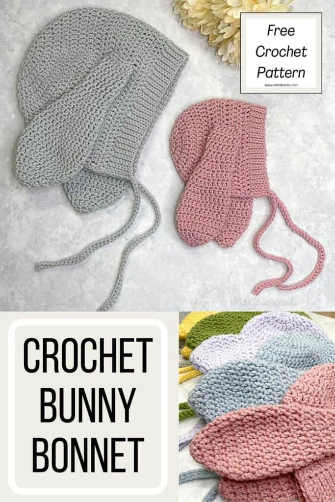 Crochet Bunny Bonnet – Free Pattern