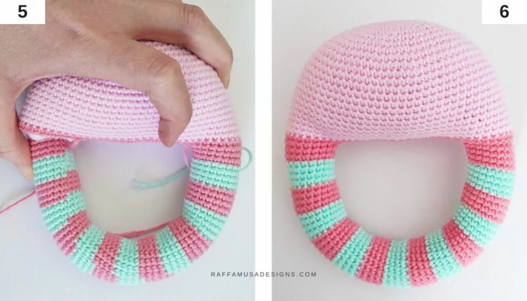 Assembly of the Baby Rattle - 5-6 - Raffamusa Designs