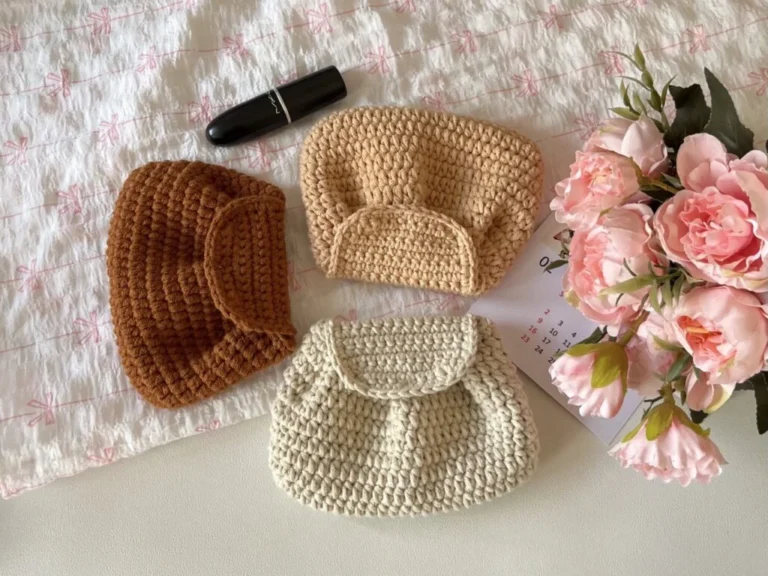 Best Easy Crochet Croissant Pouches Free Crochet Pattern