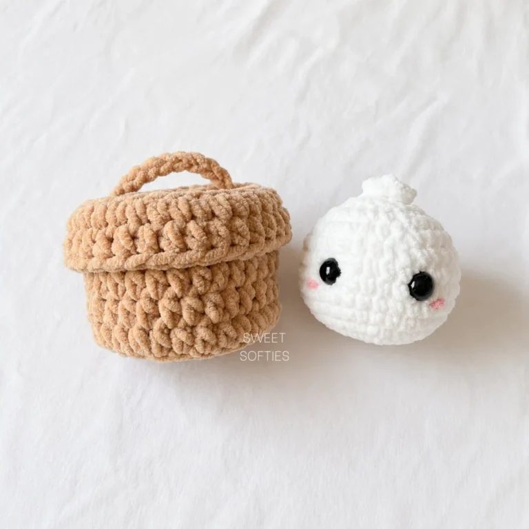 Best Easy Perfect Fit Dumpling & Basket · Amigurumi Free Crochet Pattern