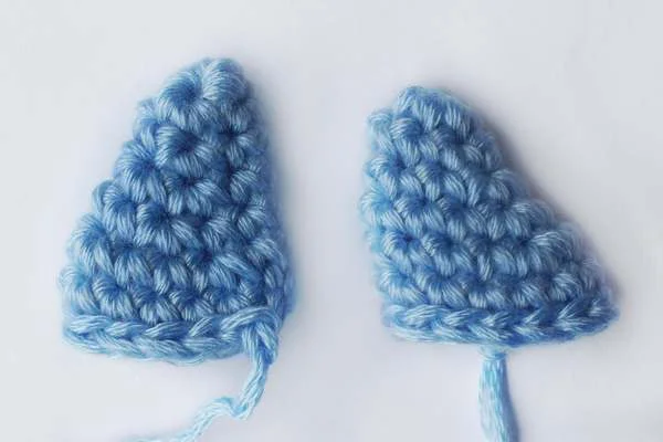crochet whale flippers