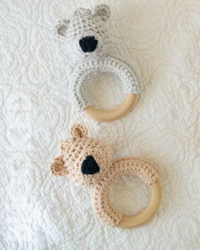 Best Easy Quick And Easy Teddy Bear Baby Crochet Teether Free Crochet Pattern