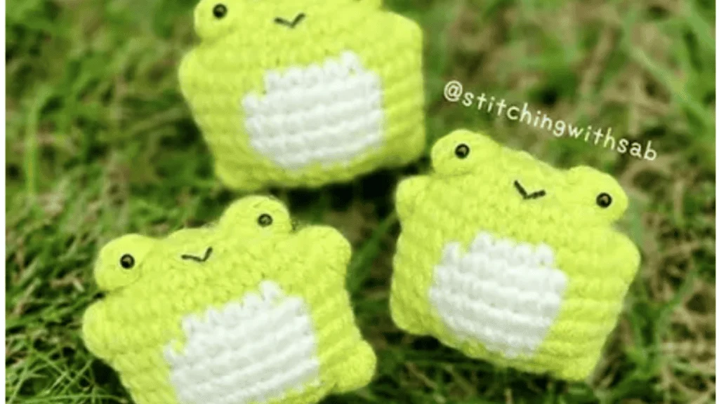 no sew, amigurumi, free, frog