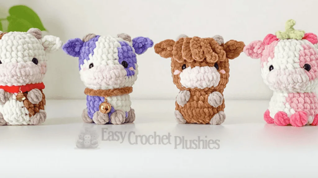 no sew, amigurumi, cow