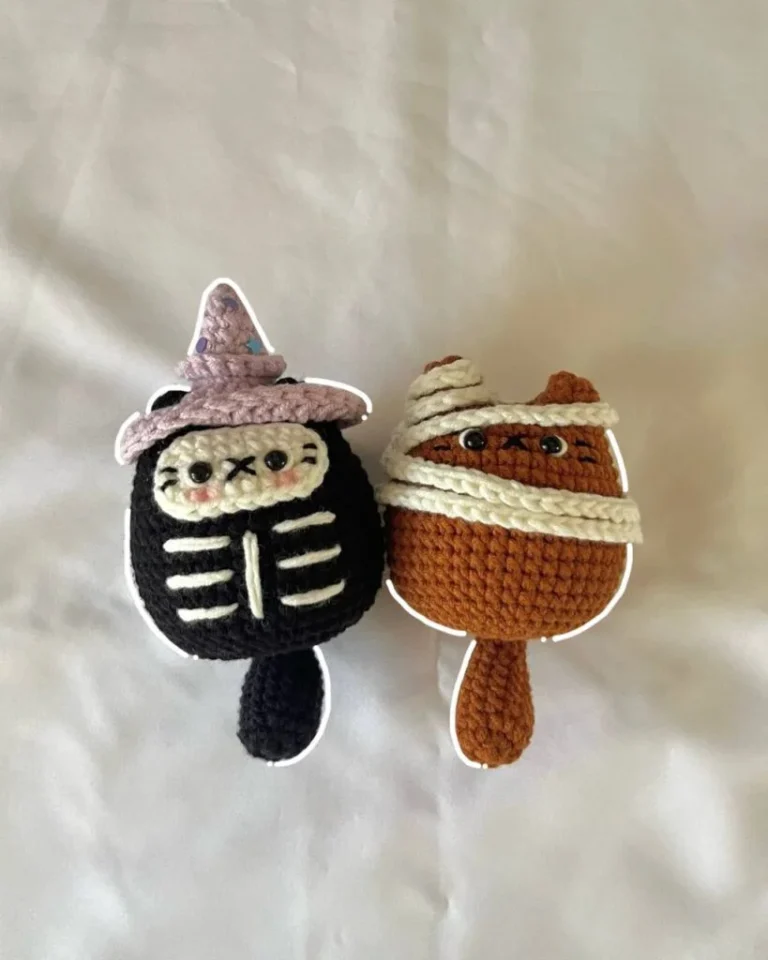 Best Easy Cute Halloween Cats Amigurumi Free Crochet Pattern