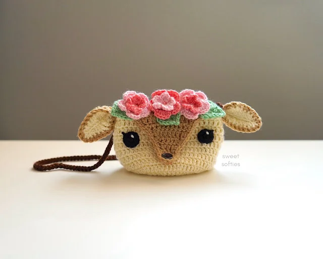 Floral Deer Bag · Free Crochet Pattern