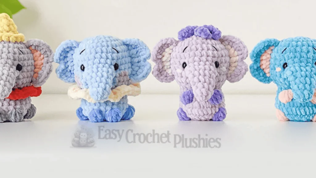 no sew, amigurumi, elephant