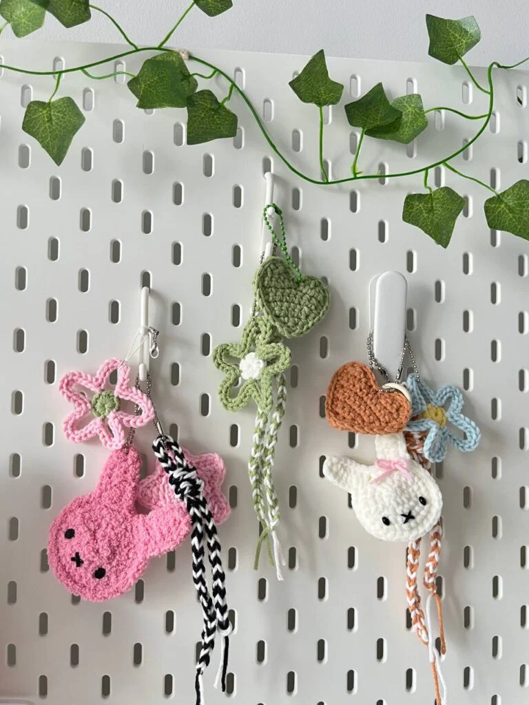 Best Easy Crochet Doodle Keychains Free Crochet Pattern