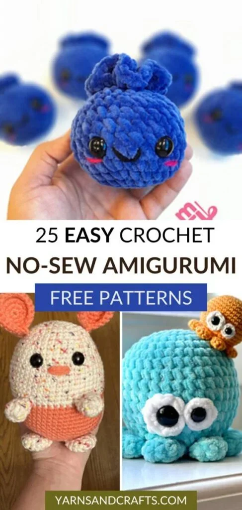 Best Easy 25 And Easy Crochet No Sew Amigurumi S Free Crochet Pattern
