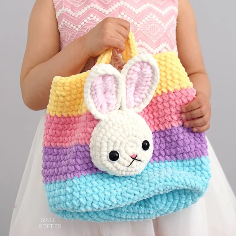Best Easy Easter Bunny Bag · Free Crochet Pattern