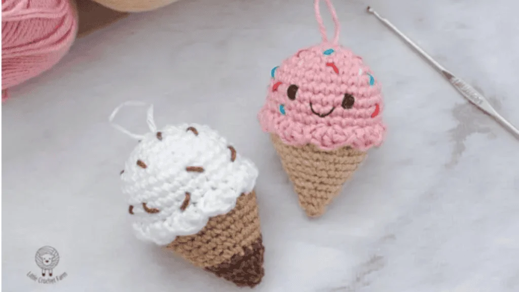 no sew, amigurumi, ice cream