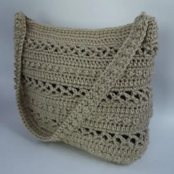 Best Easy Diamond Crochet Mesh Bag Free Crochet Pattern