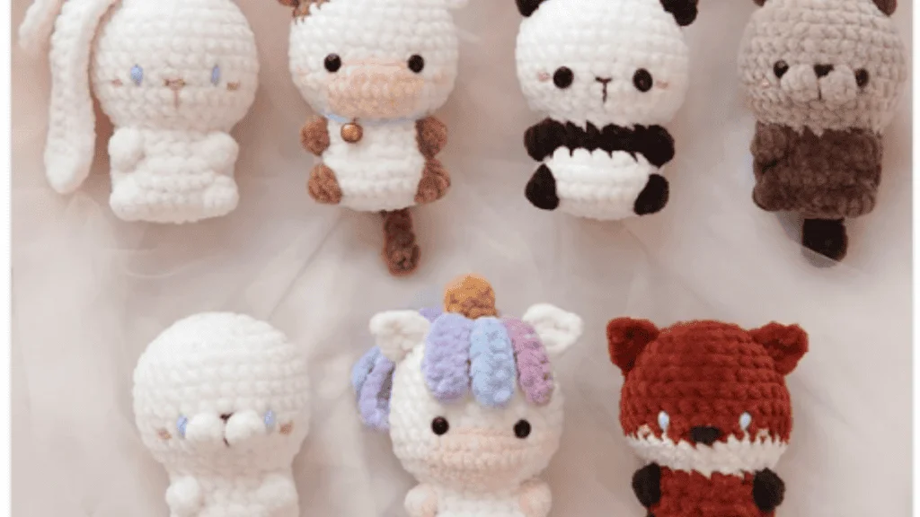 no sew, amigurumi, bunny, cow, panda, beaver, unicorn, fox, otter